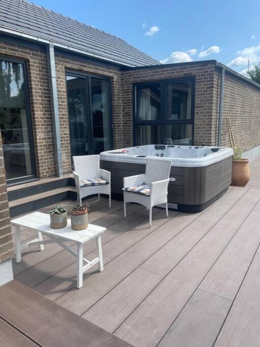 Luksus Hus I 1St Raekke, All-Incl Top Komfort Med Spa Og Skov Strøby Ladeplads Dış mekan fotoğraf